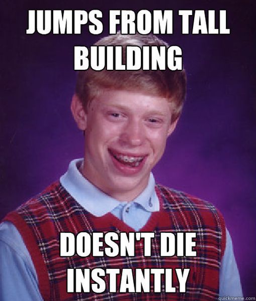 The Dude We All Got to Know as “Bad Luck Brian” Today