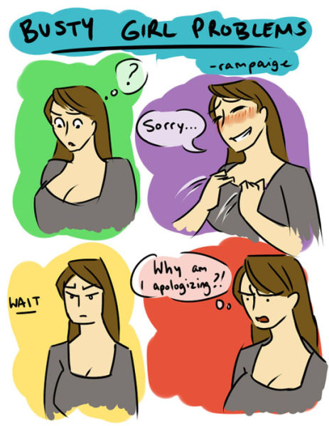 A Few of the Pesky Problems That Big-Breasted Women Face