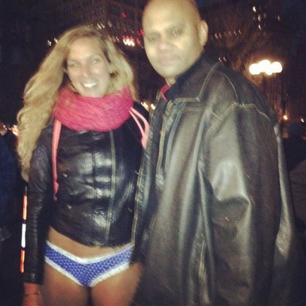 Girls of the No Pants Subway Ride 2014