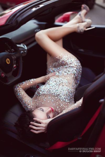 Sexy Girls and Cars Are a Match Made in Heaven