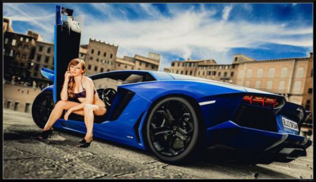 Sexy Girls and Cars Are a Match Made in Heaven