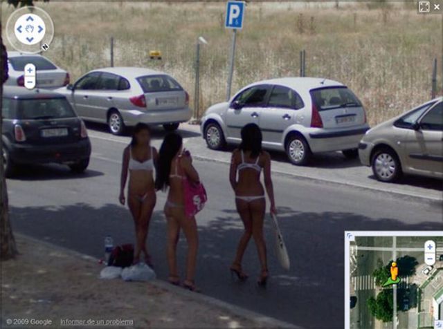 Google Maps Captures Prostitutes on the Streets