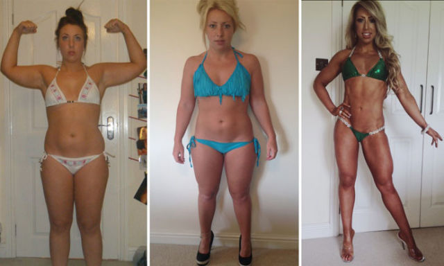 Chubby Girl Transforms Herself into Bikini Model