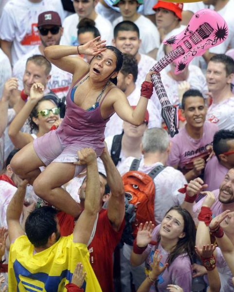 Fun and Craziness at the Annual Street Festival in Spain