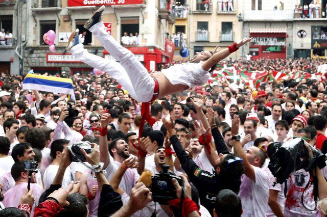 Fun and Craziness at the Annual Street Festival in Spain