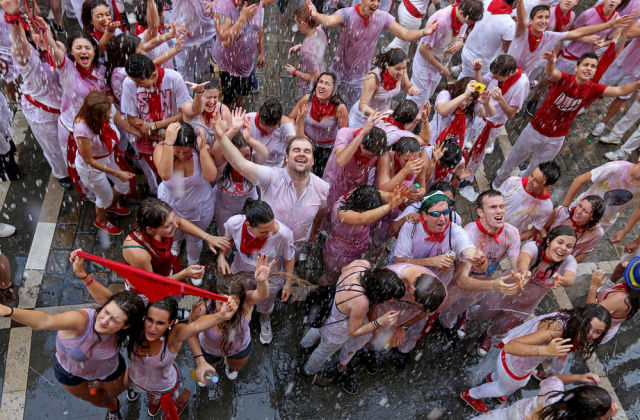 Fun and Craziness at the Annual Street Festival in Spain