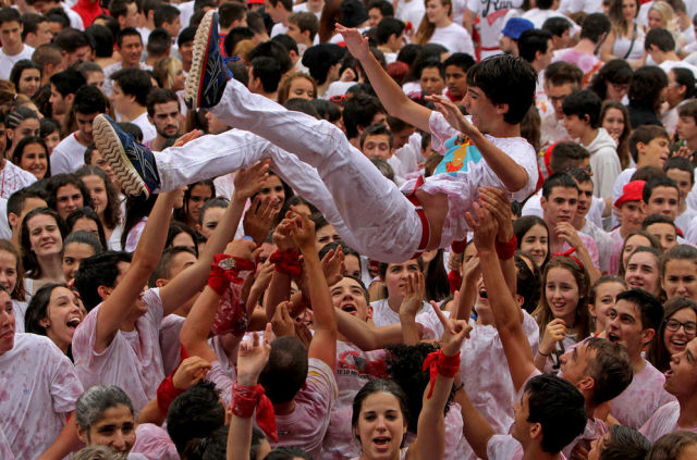 Fun and Craziness at the Annual Street Festival in Spain