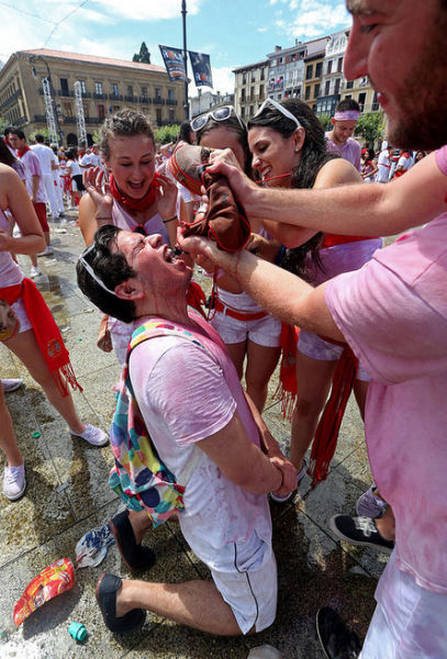 Fun and Craziness at the Annual Street Festival in Spain