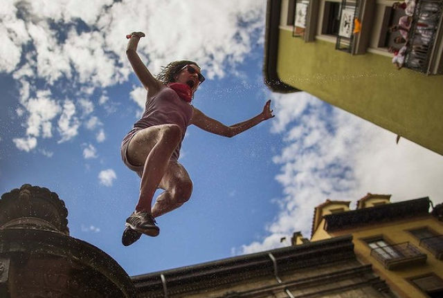 Fun and Craziness at the Annual Street Festival in Spain
