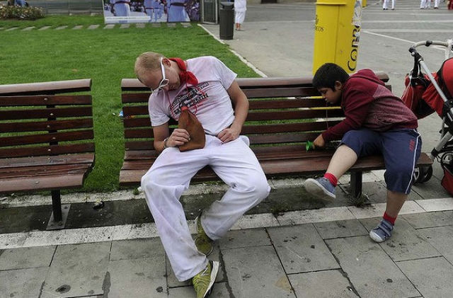 Fun and Craziness at the Annual Street Festival in Spain