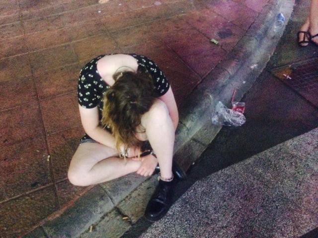 Englishmen Get Drunk and Crazy in Spain