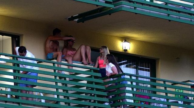 Englishmen Get Drunk and Crazy in Spain