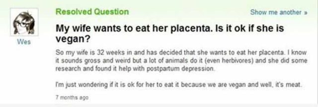 Amusing Yahoo Questions and Answers