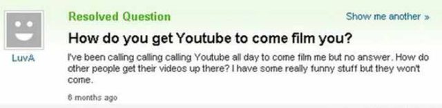 Amusing Yahoo Questions and Answers