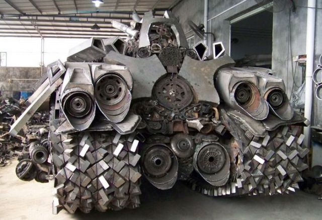 An Incredible Homebuilt Transformers Megatron Tank