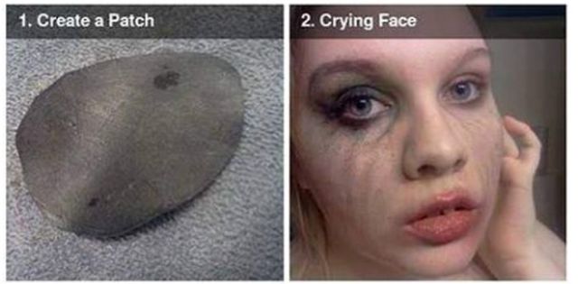 How to Use Makeup to Transform Your Eye to Look Like a Gross Eye Socket