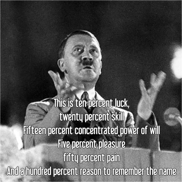 Hitler Ruins Your Favorite Song Lyrics