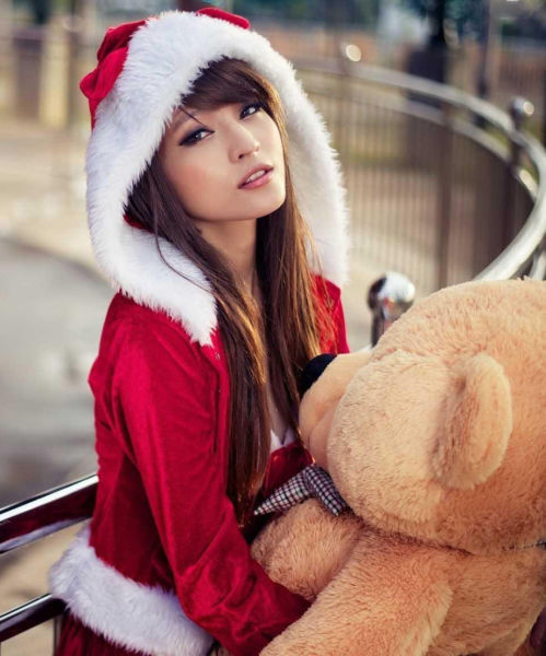 Naughty and Nice Christmas Girls All Look Sexy