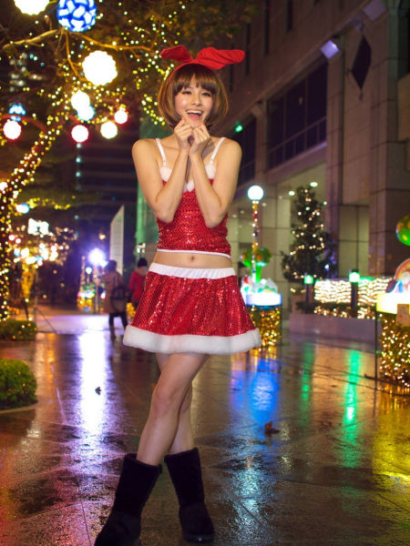 Naughty and Nice Christmas Girls All Look Sexy