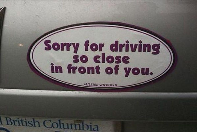 Hilarious Bumper Stickers