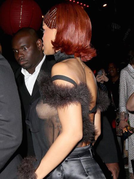 Woman Look Hot Wearing Mesh Clothing