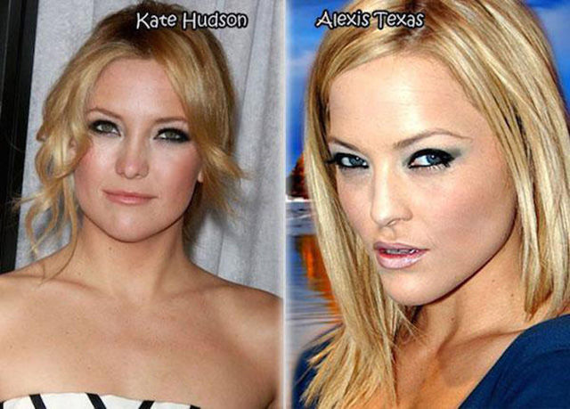 Well Known Female Stars Who Have Uncanny Porn Star Lookalikes
