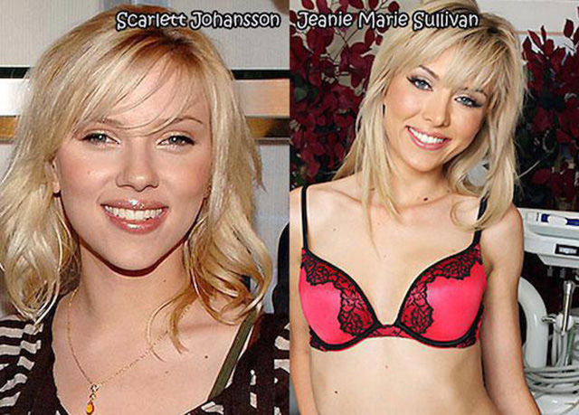Well Known Female Stars Who Have Uncanny Porn Star Lookalikes