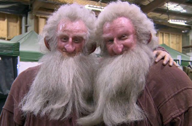 Actors With Their Stunt Doubles