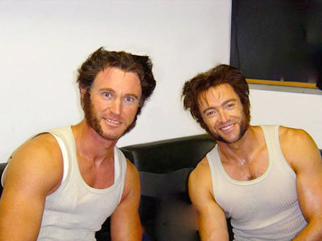 Actors With Their Stunt Doubles