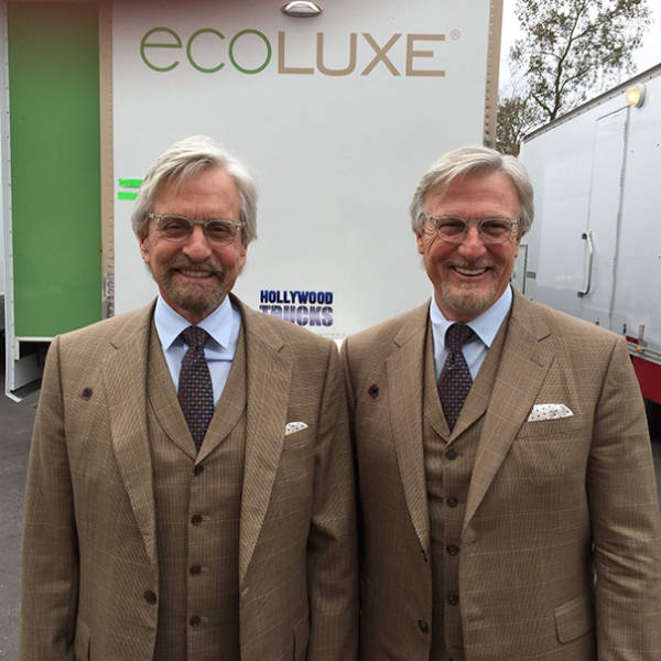 Actors With Their Stunt Doubles