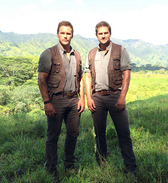 Actors With Their Stunt Doubles