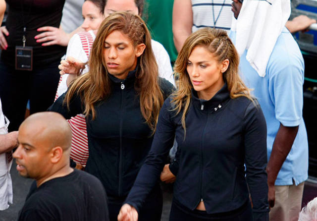 Actors With Their Stunt Doubles