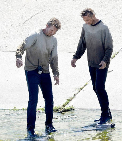 Actors With Their Stunt Doubles