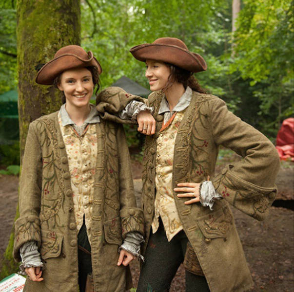 Actors With Their Stunt Doubles