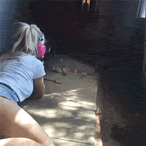 There Is Something About Hot Girls Handling Big Guns