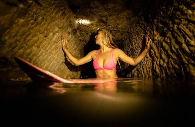 Real-Life ‘Indiana Jane’ Was The First To Surf In The Paris Catacombs Among 6 Million Skeletons
